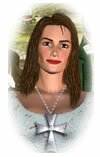 Darla Throckmorton from Cross of Ramplet The Mystery Novel